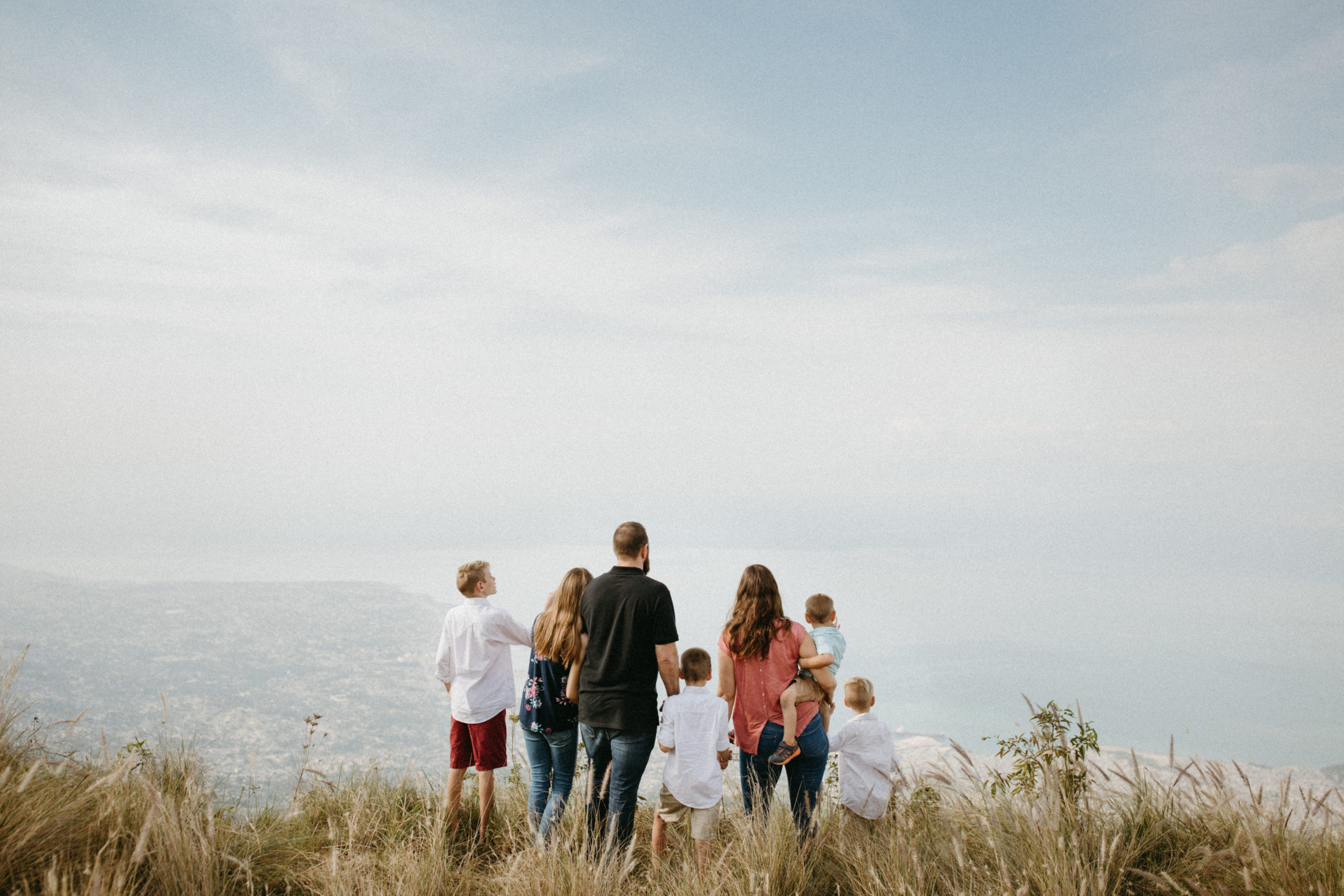 Haiti Family Portrait Lauren Neal Photography Expat family overlooks Port-au-Prince, Haiti