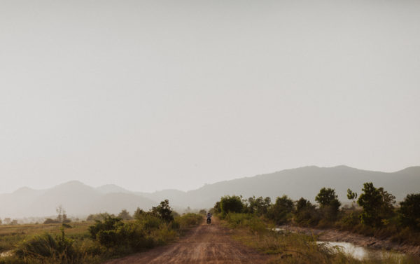 Landscape photograph in Kep, Cambodia at sunset