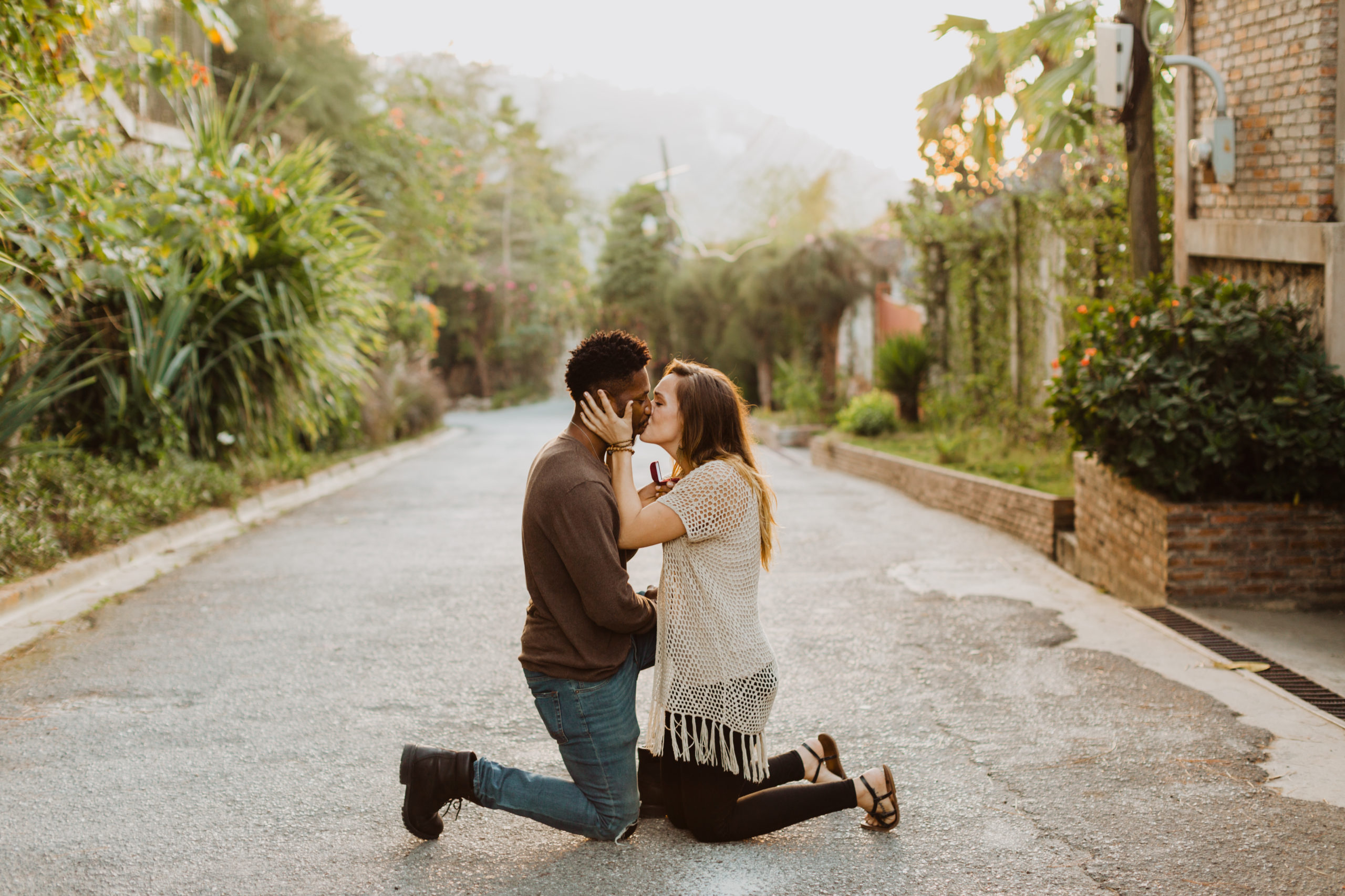 Haiti Engagement Photographer Lauren Neal Mixed couple gets engaged in Port-au-Prince, Haiti