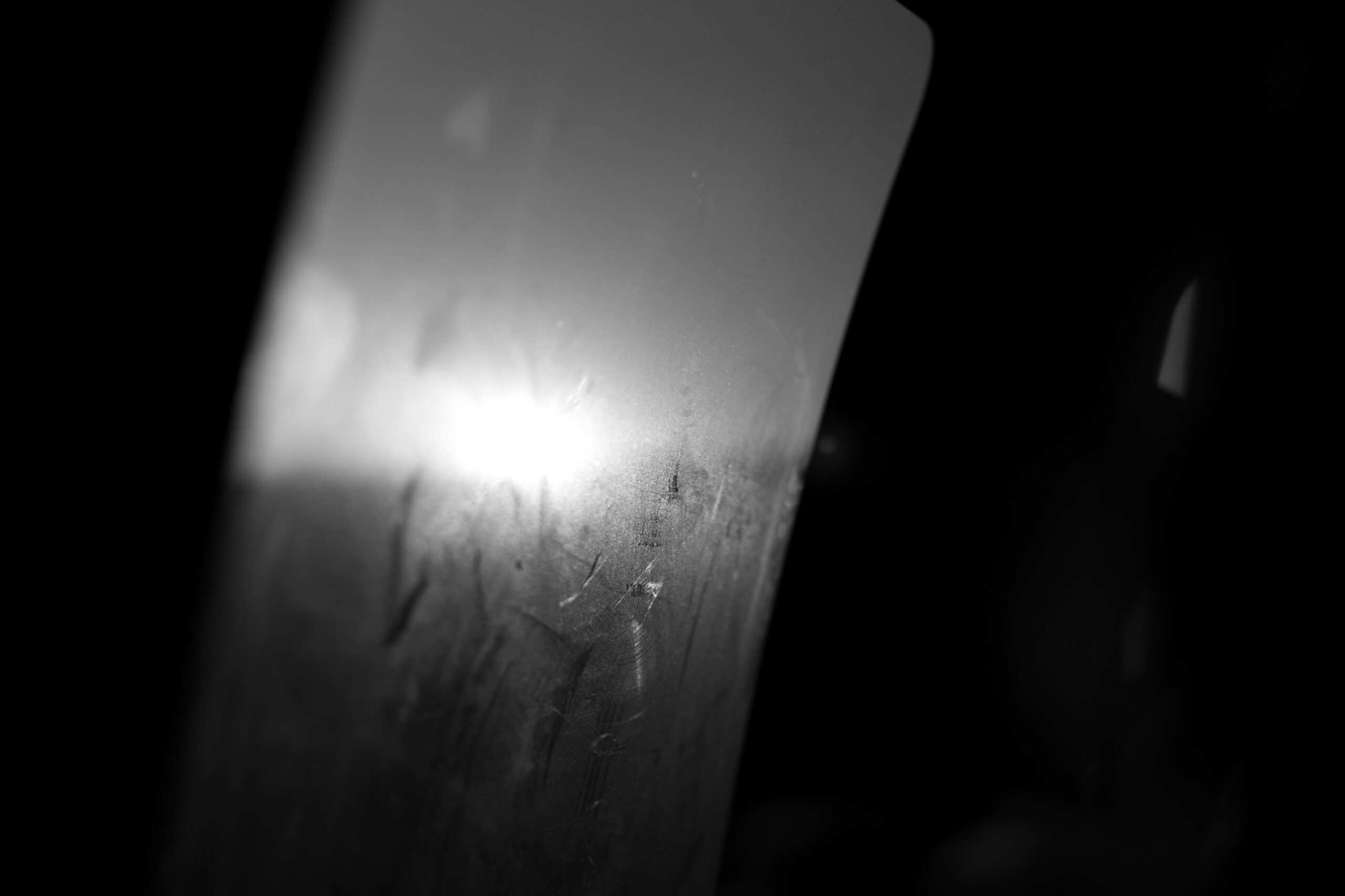 LaurenNealHumanitarianPhotographer-2 The sun begins to set through the foggy car window.
