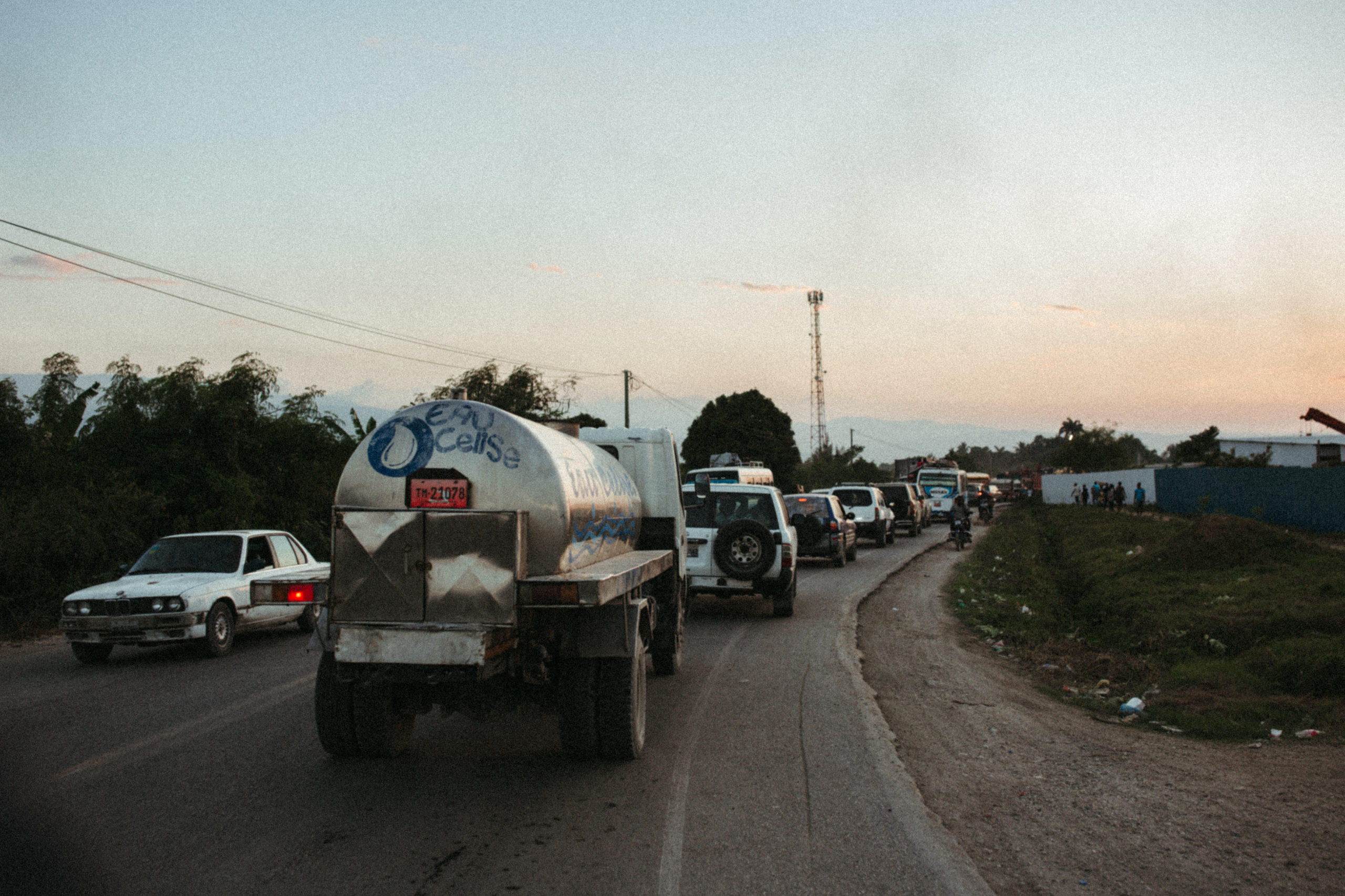 A BMW in Port-au-Prince, Haiti